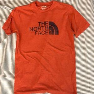 The North Face orange tshirt